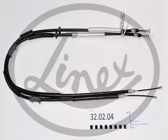 Linex 32.02.04 linka hamulca ręcznego opel, opel corsa d