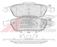 A.b.s. 37749 klocki hamulcowe renault scenic iii 09 -, renault megane iii hatchback (bz0_)