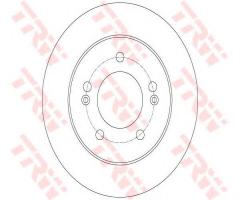 Trw df6144 tarcza hamulcowa kia venga 10- tył, hyundai ix20 (jc), kia venga (yn)