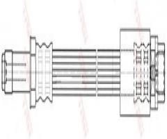 Trw phb415 przewód hamulcowy giętki bmw 3 e90 05-11 tył, bmw 1 (f20)