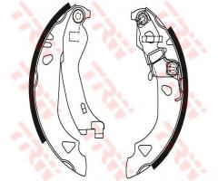 Trw gs8570 szczęki hamulcowe fiat punto 93-99, fiat punto (176), lancia y10 (156)