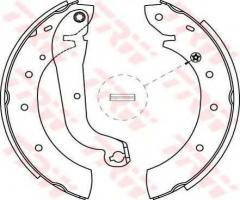 Trw gs8622 szczęki hamulcowe nissan terrano ii 93-96, ford maverick (uds, uns), ldv cub