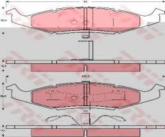 Trw gdb4006 klocki hamulcowe chrysler neon 94-97, chrysler neon (pl), dodge neon
