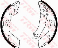 Trw gs8658 szczęki hamulcowe hyundai accent 94-99, hyundai accent i (x-3)