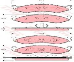 Trw gdb4104 klocki hamulcowe jeep cherokee 96-, jeep cherokee (xj)
