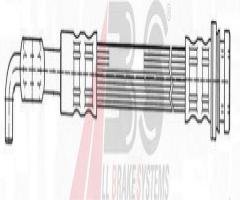 A.b.s. sl5348 przewód hamulcowy giętki opel frontera b 98-04 t, opel frontera b (6b_)