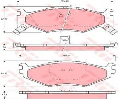 Trw gdb1157 klocki hamulcowe chrysler voyager 90-95, chrysler le baron sedan