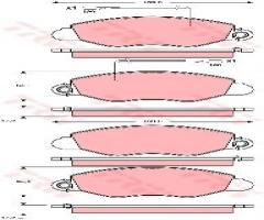 Trw gdb3354 klocki hamulcowe nissan cabstar e 98-06 z czuj.