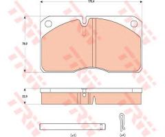 Trw gdb5058 klocki hamulcowe iveco eurocargo 91-