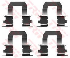 Trw pfk382 zestaw montażowy klocków hamulcowych toyota, toyota corolla compact (_e10_)