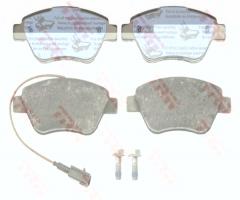 Trw gdb1590 klocki hamulcowe fiat idea 03- z czuj., fiat idea, lancia musa (350)