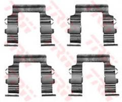 Trw pfk336 zestaw montażowy klocków hamulcowych mitsubishi, mitsubishi colt iii (c5_a)