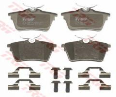 Trw gdb1596 klocki hamulcowe peugeot 407 04- tył, citroËn c5 iii (rd_), peugeot 407 (6d_)