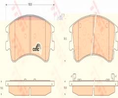 Trw gdb3310 klocki hamulcowe mazda 6 02-07, mazda 6 hatchback (gg)