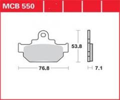 Trw mcb550 klocki hamulcowe suzuki tu250x ls650