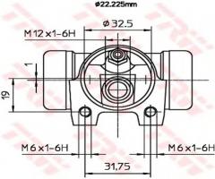 Trw bwh373 cylinderek hamulcowy citroen berlingo 96 -, citroËn berlingo nadwozie pełne (m_)