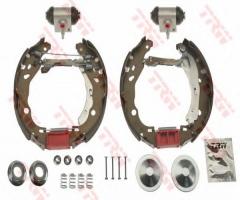 Trw gsk1075 szczęki hamulcowe + cylinderki (zestaw) renault (+abs)