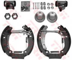 Trw gsk1250 szczęki hamulcowe + cylinderki (zestaw) citroen peugeo, citroËn zx (n2)