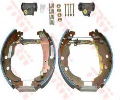 Trw gsk1252 szczęki hamulcowe + cylinderki (zestaw) peugeot, peugeot 406 (8b)