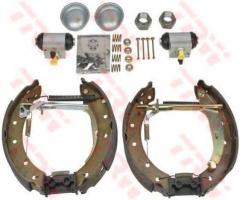 Trw gsk1255 szczęki hamulcowe + cylinderki (zestaw) peugeot, citroËn zx (n2)
