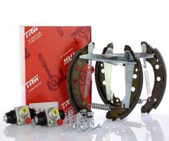 Trw gsk1404 szczęki hamulcowe + cylinderki (zestaw) audi seat vw, audi a2 (8z0), seat toledo i (1l)