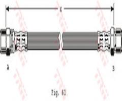 Trw pha228 przewód hamulcowy giętki opel, opel kadett e hatchback (33_, 34_, 43_, 44_)