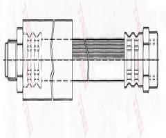 Trw phb279 przewód hamulcowy giętki volvo, volvo 440 k (445)