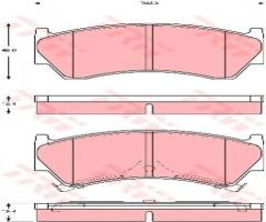 Trw gdb3391 klocki hamulcowe nissan almera 98-00 (+abs), nissan almera i hatchback (n15)
