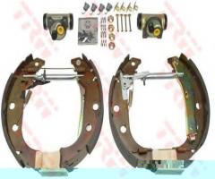 Trw gsk1225 szczęki hamulcowe + cylinderki (zestaw) peugeot, peugeot 405 i (15b)
