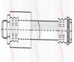 Trw phb403 przewód hamulcowy giętki renault, opel arena combi (thb)