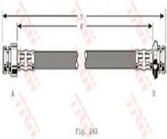 Trw pha364 przewód hamulcowy giętki nissan, nissan serena (c23m)