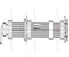 Trw phd447 przewód hamulcowy giętki mazda 323 98-04 przód, mazda 323 s v (ba)