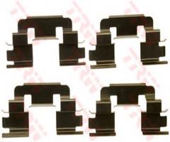 Trw pfk446 zestaw montażowy klocków hamulcowych land rover, land rover freelander (ln)