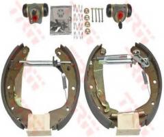 Trw gsk1623 szczęki hamulcowe + cylinderki (zestaw) opel