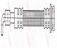 Trw phd424 przewód hamulcowy giętki opel frontera b 98-04 t, opel frontera b (6b_)