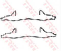 Trw pfk352 zestaw montażowy klocków hamulcowych ford, ford escort v (gal)