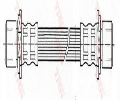Trw pha401 przewód hamulcowy giętki daihatsu, daihatsu terios (j1)