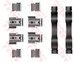 Trw pfk229 zestaw montażowy klocków hamulcowych mitsubishi toyota, mitsubishi colt iii (c5_a)
