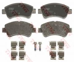 Trw gdb1677 klocki hamulcowe peugeot 207 06-, peugeot 206 hatchback (2a/c)