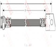 Trw pha347 przewód hamulcowy giętki opel frontera a 92-98 t, opel frontera a (5_mwl4)
