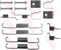 Trw sfk348 sprężynki do szczęk hamulcowych nissan almera 00-06, nissan almera ii (n16)