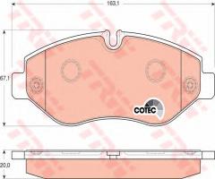 Trw gdb1747 klocki hamulcowe iveco daily iii 06-, iveco daily iv autobus