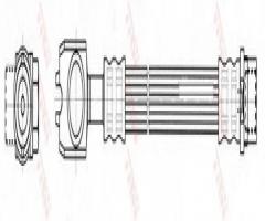 Trw phd557 przewód hamulcowy giętki vw audi, audi a6 (4b2, c5), vw passat (3b2)