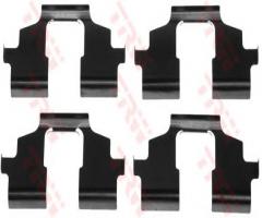 Trw pfk530 zestaw montażowy klocków hamulcowych land rover, land rover freelander (ln)