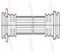 Trw pha448 przewód hamulcowy giętki hyundai matrix 01-tył, hyundai matrix (fc)