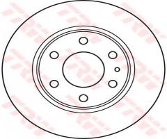 Trw df4988s tarcza hamulcowa iveco daily iii 06- tył, iveco daily iv autobus