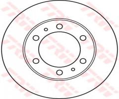 Trw df4917 tarcza hamulcowa toyota hilux 05-