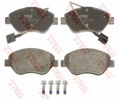 Trw gdb1855 klocki hamulcowe fiat bravo 07- przód, alfa romeo mito (955), fiat bravo ii (198)