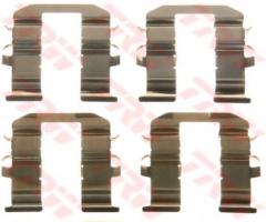 Trw pfk595 zestaw montażowy klocków hamulcowych kia carnival, kia carnival / grand carnival iii (vq)