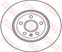 Trw df6113s tarcza hamulcowa opel insignia 08- przód koła 18, opel insignia